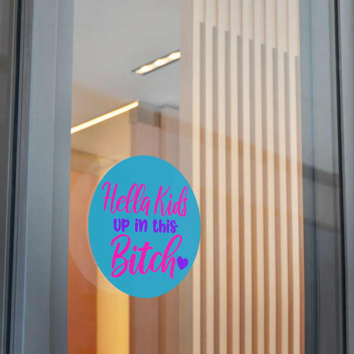 Hella Kids Round Vinyl Stickers - Beguiling Phenix Boutique