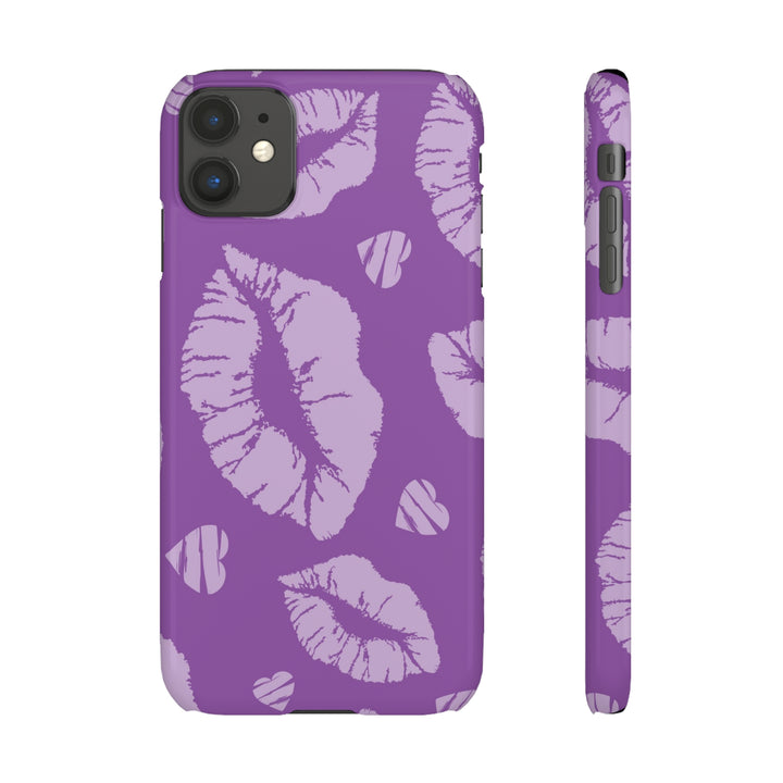 Purple Lips Phone Snap Cases - Beguiling Phenix Boutique