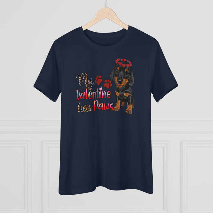 Valentine Has Paws Women's Premium Tee - Beguiling Phenix Boutique