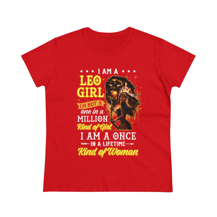 Leo Girl Women's Heavy Cotton Tee - Beguiling Phenix Boutique