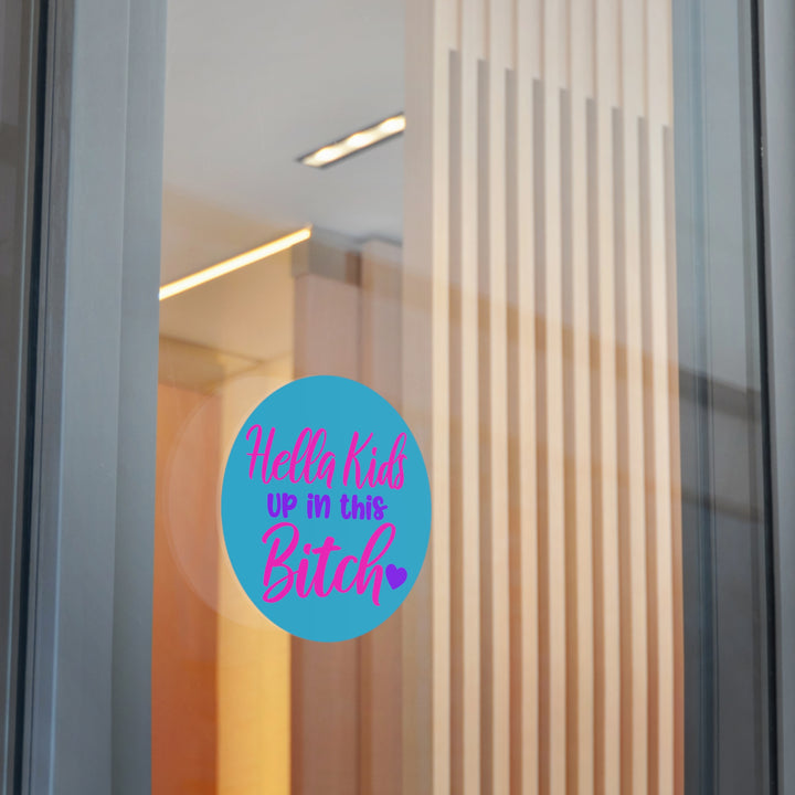 Hella Kids Round Vinyl Stickers - Beguiling Phenix Boutique