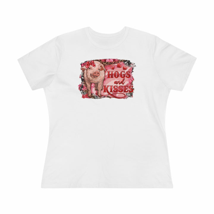 Hogs and Kisses Women's Premium Tee - Beguiling Phenix Boutique