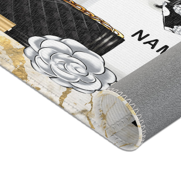 Monogram Area Rug - Beguiling Phenix Boutique