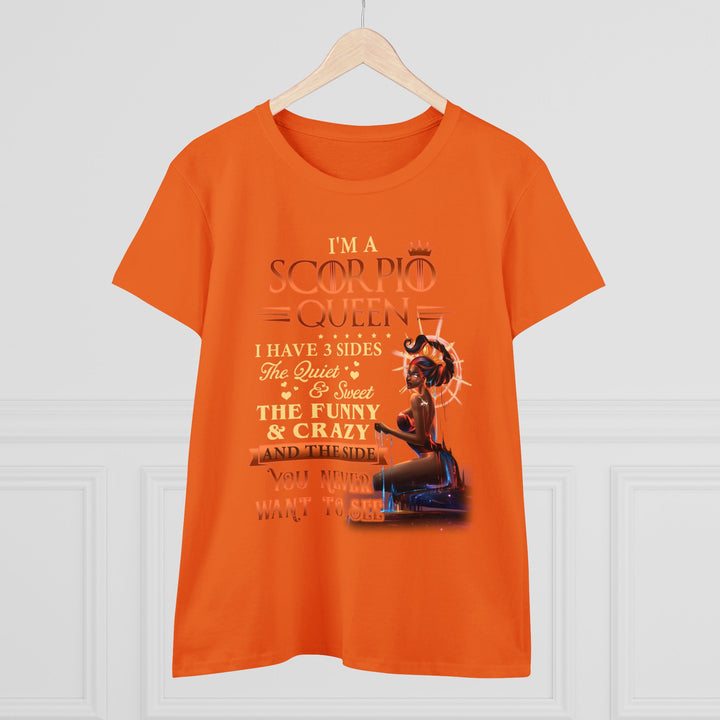 Scorpio Queen Women's Heavy Cotton Tee - Beguiling Phenix Boutique