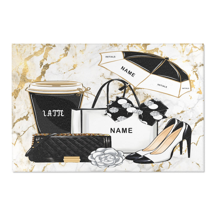 Monogram Area Rug - Beguiling Phenix Boutique