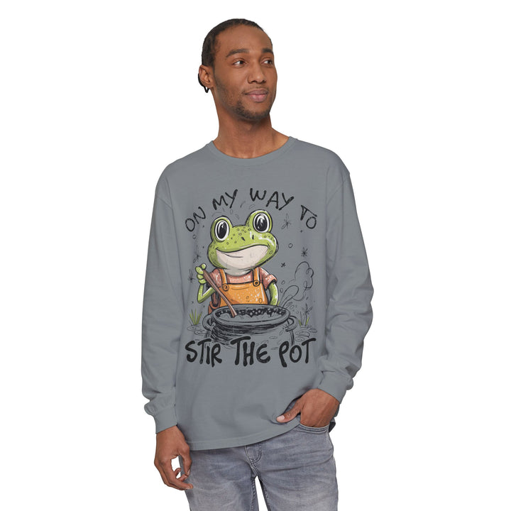 On My Way To Stir the Pot Long Sleeve T-Shirt - Beguiling Phenix Boutique