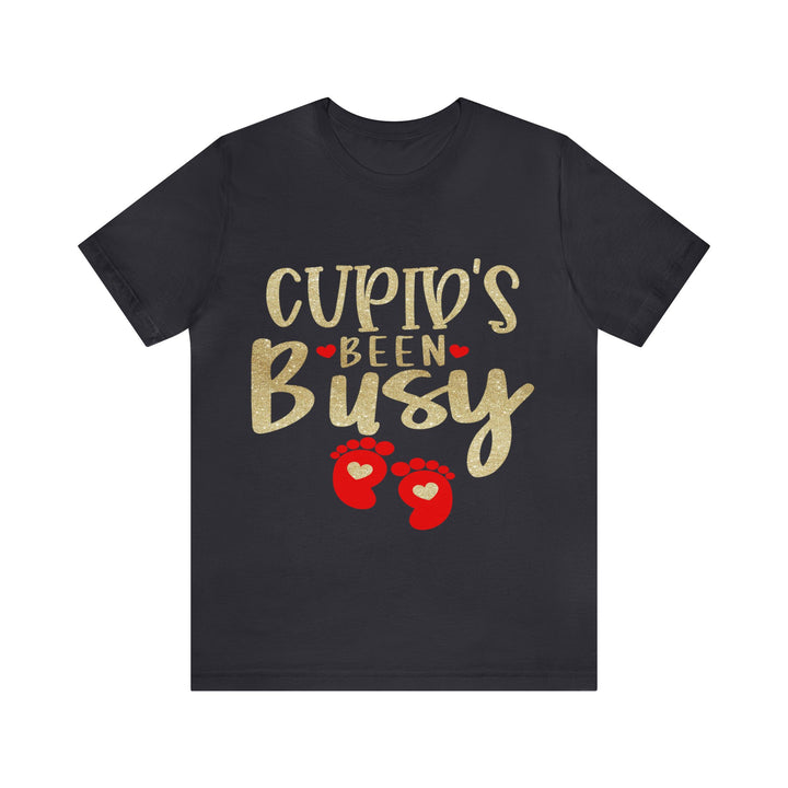 Unisex Jersey Short Sleeve Tee (Cupid's been busy) - Beguiling Phenix Boutique