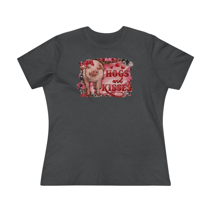 Hogs and Kisses Women's Premium Tee - Beguiling Phenix Boutique