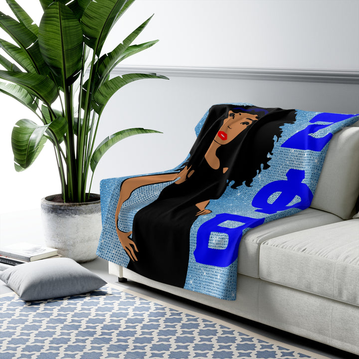 Zeta Phi Beta Fleece Blanket - Beguiling Phenix Boutique