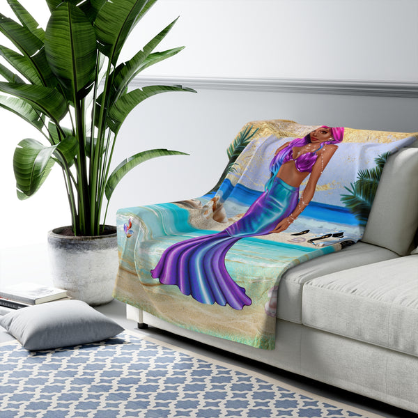 Mermaid Life Fleece Blanket - Beguiling Phenix Boutique