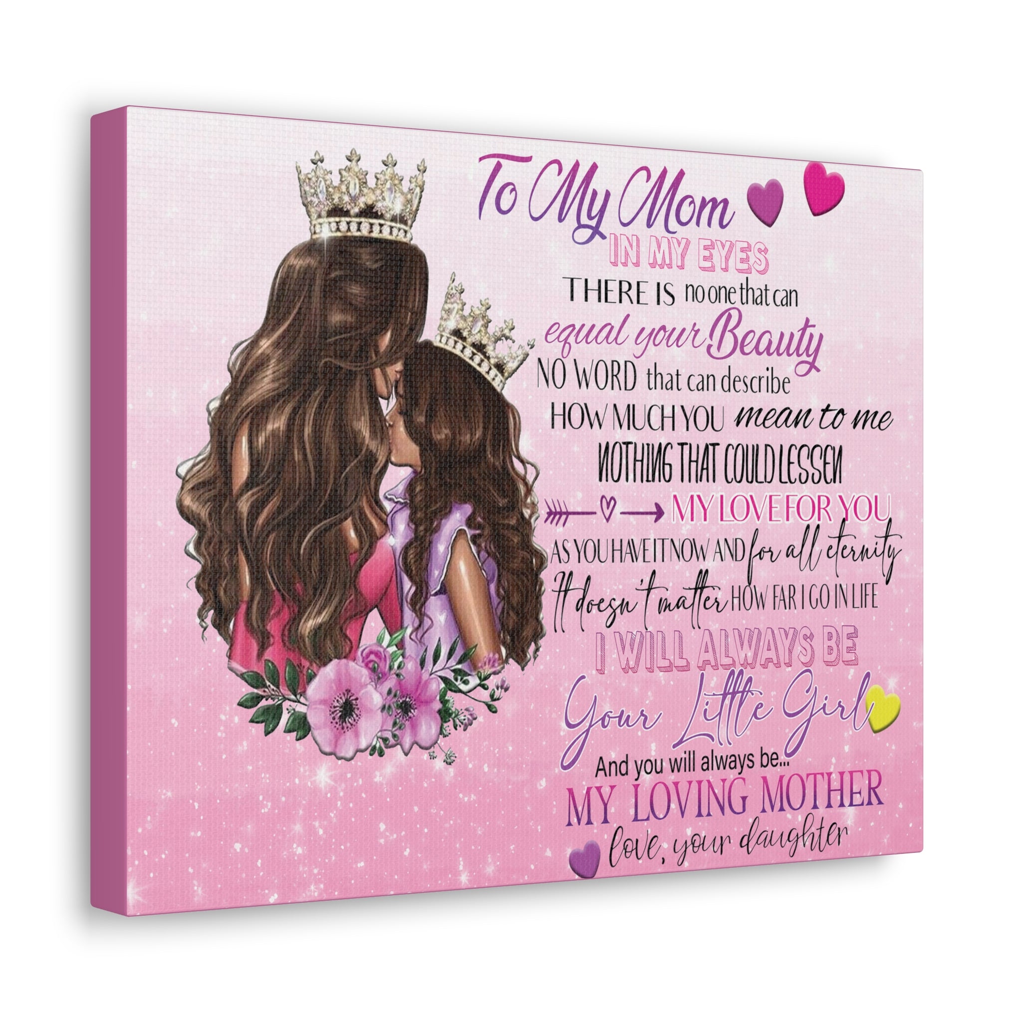 To My Mom Canvas Gallery Wraps