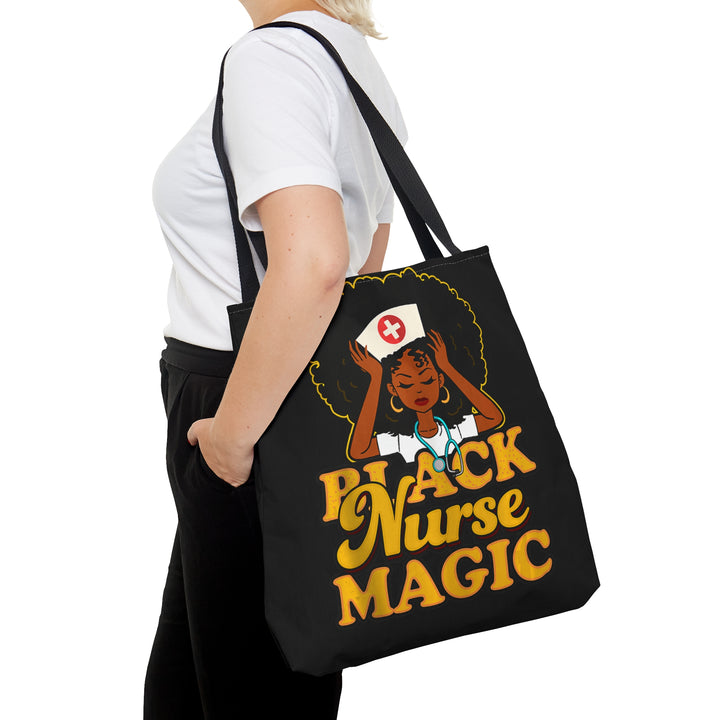 Black Nurse Magic Tote Bag - Beguiling Phenix Boutique