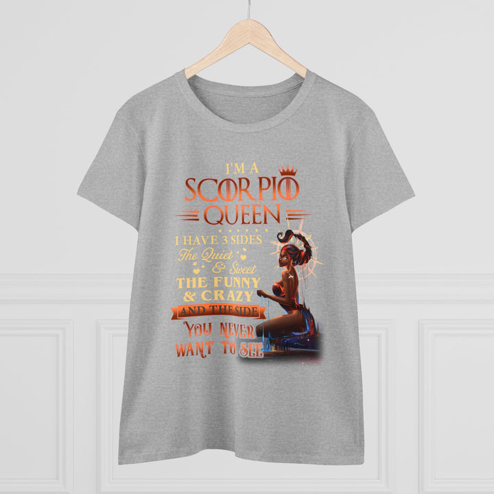 Scorpio Queen Women's Heavy Cotton Tee - Beguiling Phenix Boutique