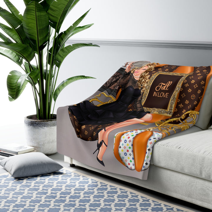 Fall In Love Fleece Blanket - Beguiling Phenix Boutique