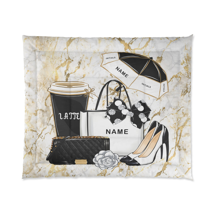 Monogram Comforter - Beguiling Phenix Boutique