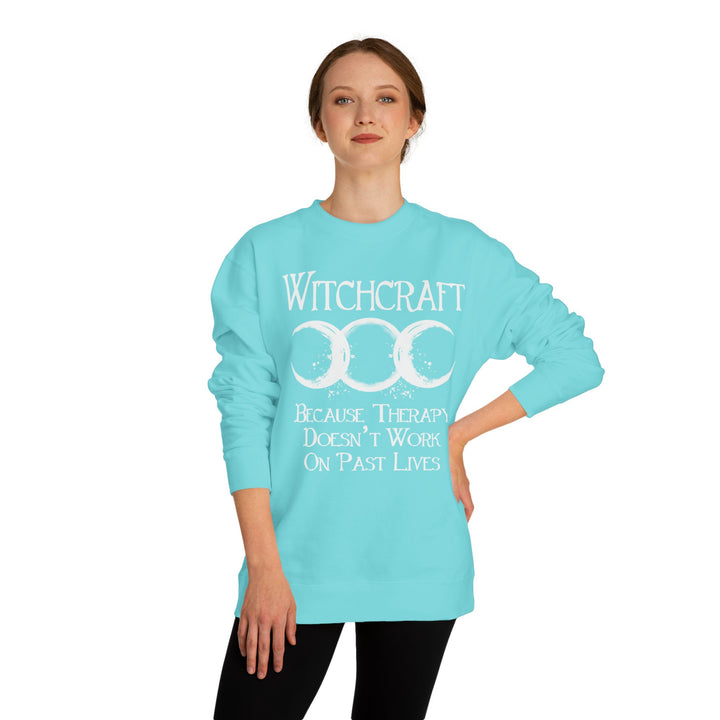 Witchcraft Sweatshirt – Unisex Crew Neck with Therapy Quote - Beguiling Phenix Boutique