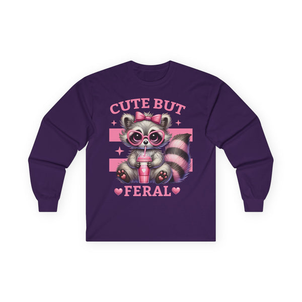 Cute But Feral Long Sleeve Tee - Beguiling Phenix Boutique