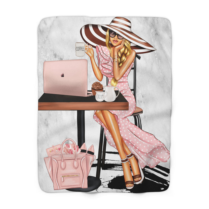 Coffee & Goals Fleece Blanket - Beguiling Phenix Boutique