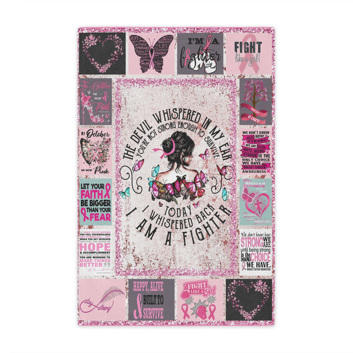 Cancer Fighter Minky Blanket - Beguiling Phenix Boutique