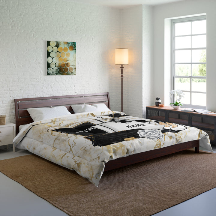 Monogram Comforter - Beguiling Phenix Boutique