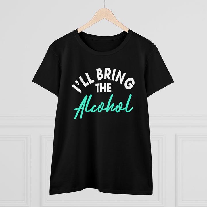 Bring Alcohol Women's Heavy Cotton Tee - Beguiling Phenix Boutique