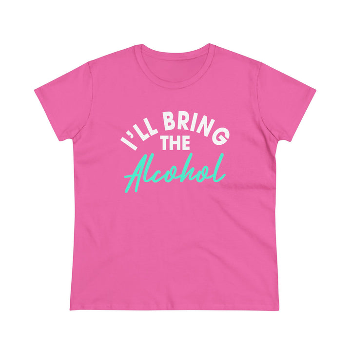 Bring Alcohol Women's Heavy Cotton Tee - Beguiling Phenix Boutique