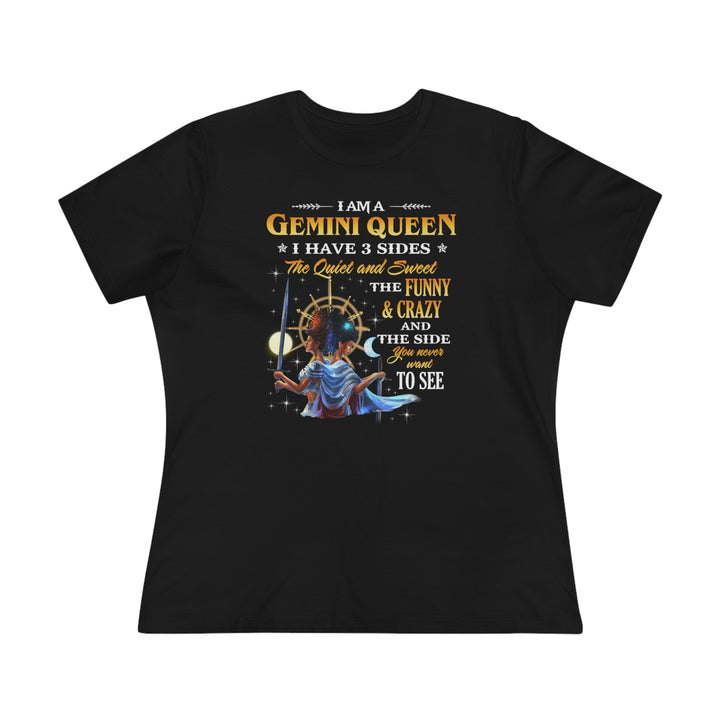 Gemini Queen Women's Premium Tee - Beguiling Phenix Boutique