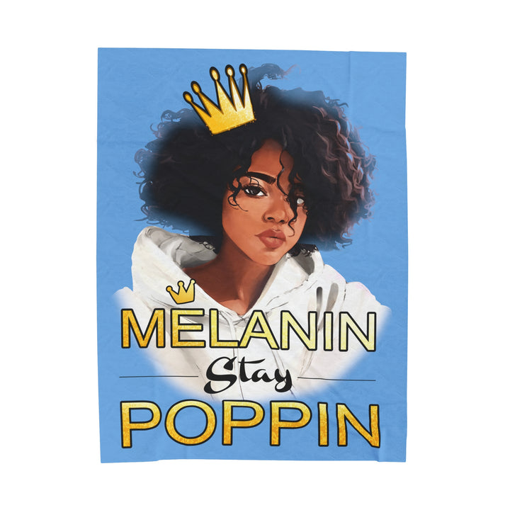 Melanin Stay Popping Plush Blanket - Beguiling Phenix Boutique