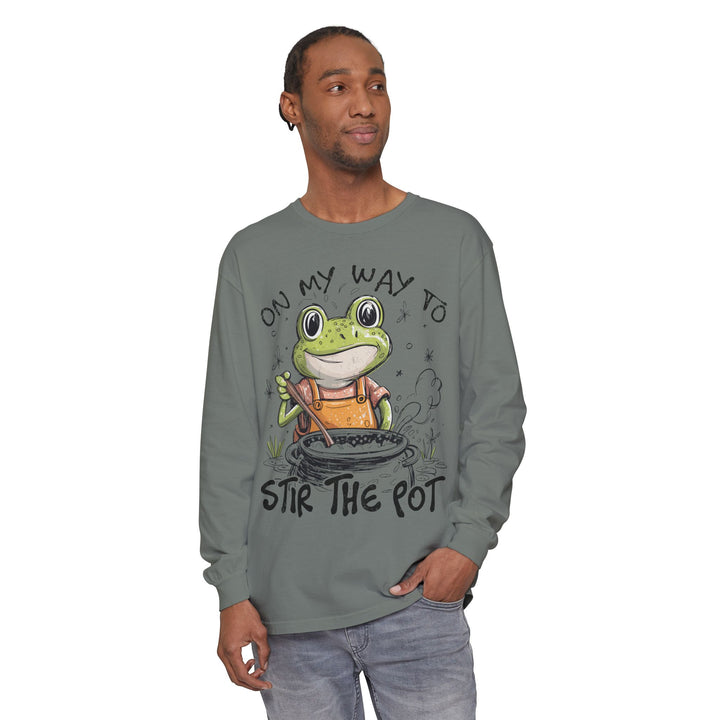 On My Way To Stir the Pot Long Sleeve T-Shirt - Beguiling Phenix Boutique