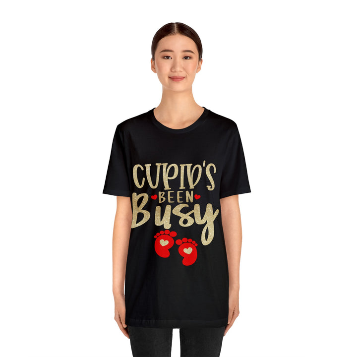 Unisex Jersey Short Sleeve Tee (Cupid's been busy) - Beguiling Phenix Boutique