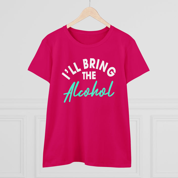 Bring Alcohol Women's Heavy Cotton Tee - Beguiling Phenix Boutique