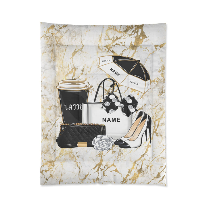 Monogram Comforter - Beguiling Phenix Boutique
