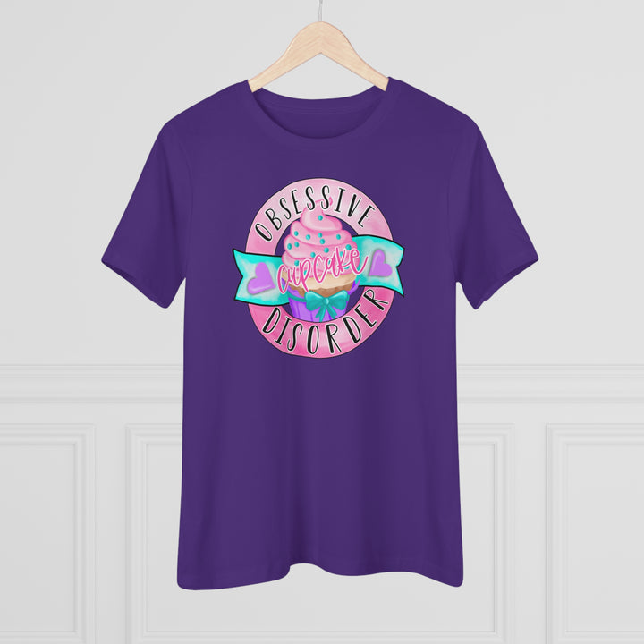 Obsessive Cupcake Disorder Women's Premium Tee - Beguiling Phenix Boutique