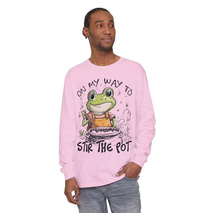 On My Way To Stir the Pot Long Sleeve T-Shirt - Beguiling Phenix Boutique