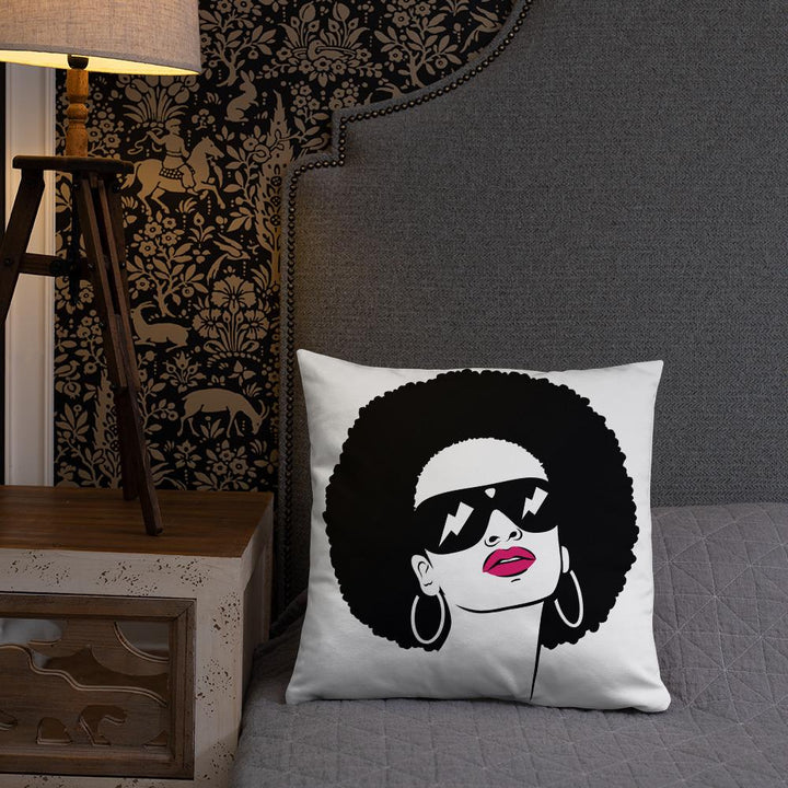 Afro Strike Throw Pillow - Beguiling Phenix Boutique