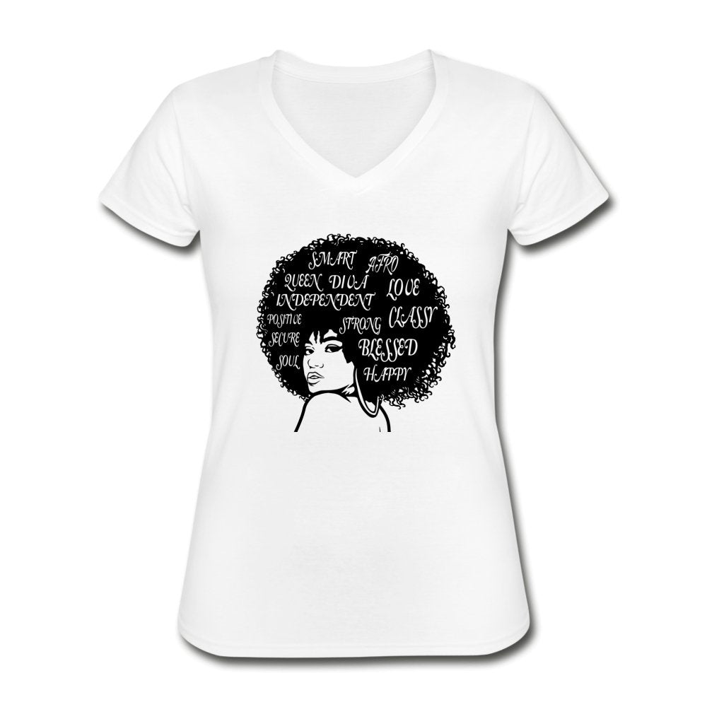 Afro With Words Shirt - Beguiling Phenix Boutique