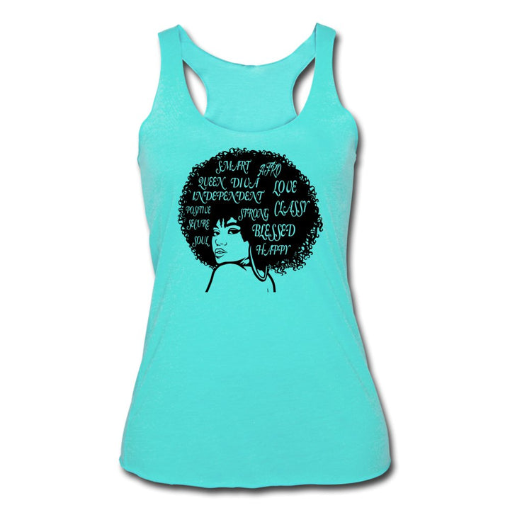 Afro With Words Tank - Beguiling Phenix Boutique