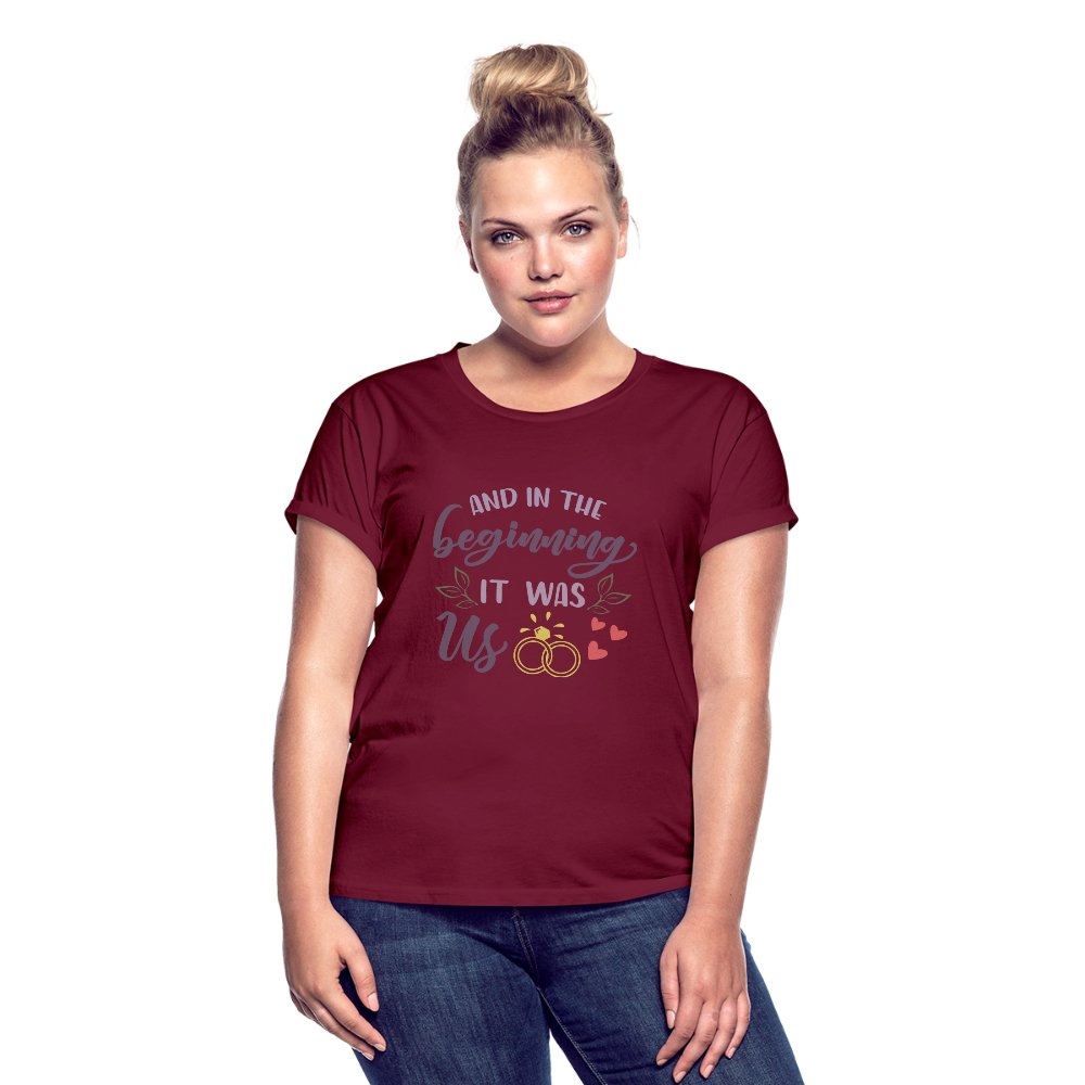 And In The Beginning It Was Us Women's Relaxed Fit Shirt - Beguiling Phenix Boutique