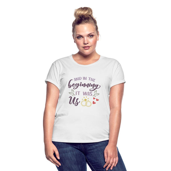 And In The Beginning It Was Us Women's Relaxed Fit Shirt - Beguiling Phenix Boutique