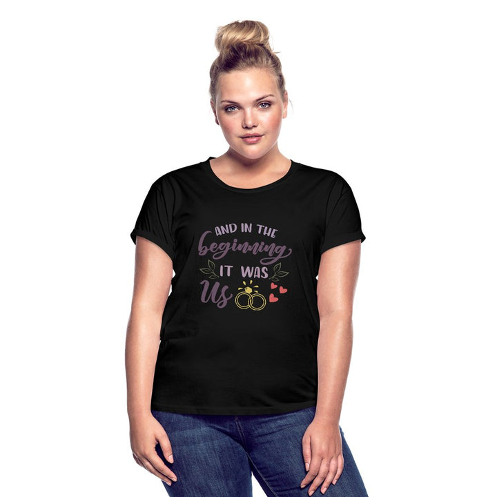 And In The Beginning It Was Us Women's Relaxed Fit Shirt - Beguiling Phenix Boutique