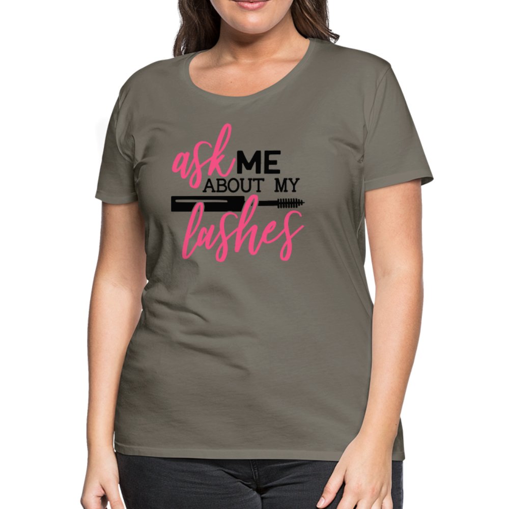 Ask Me About My Lashes Women’s Shirt - Beguiling Phenix Boutique