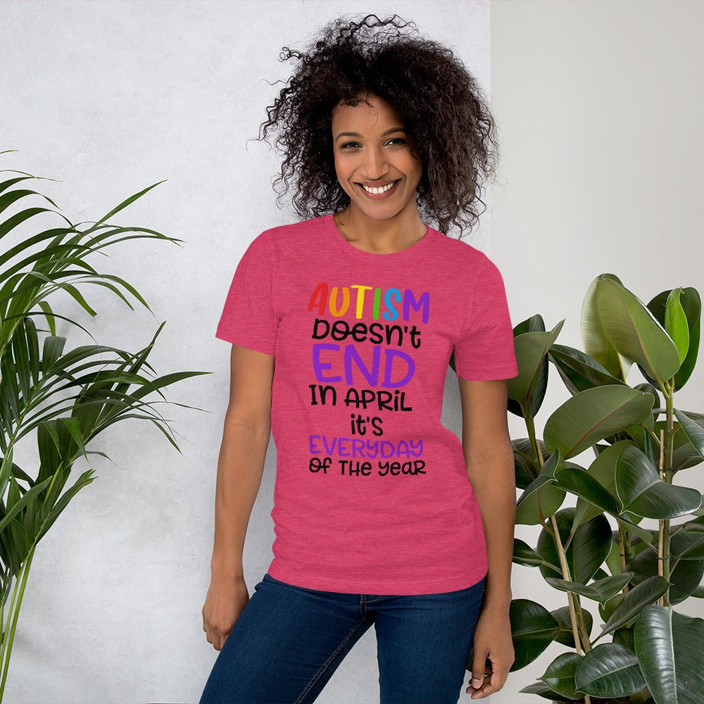 Autism Doesn't End In April Unisex Shirt - Beguiling Phenix Boutique