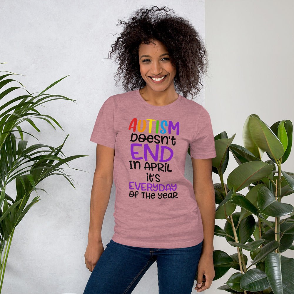 Autism Doesn't End In April Unisex Shirt - Beguiling Phenix Boutique