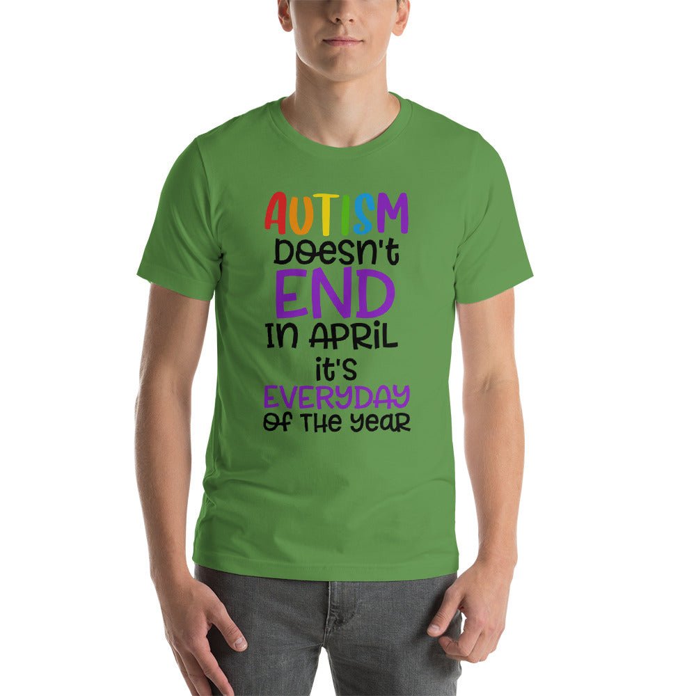Autism Doesn't End In April Unisex Shirt - Beguiling Phenix Boutique