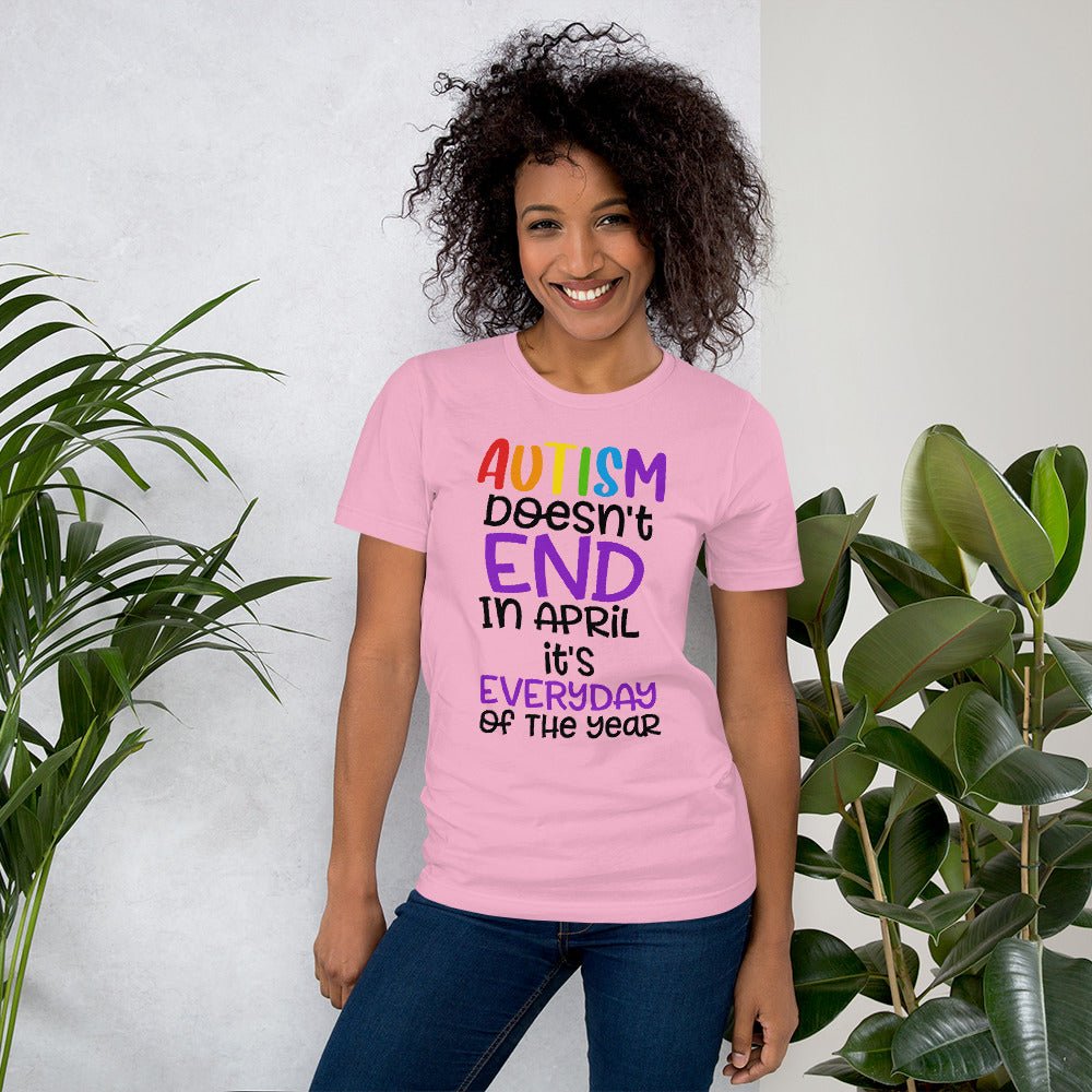 Autism Doesn't End In April Unisex Shirt - Beguiling Phenix Boutique