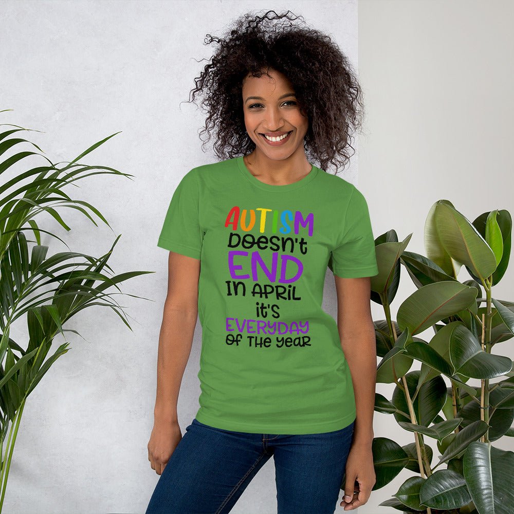 Autism Doesn't End In April Unisex Shirt - Beguiling Phenix Boutique