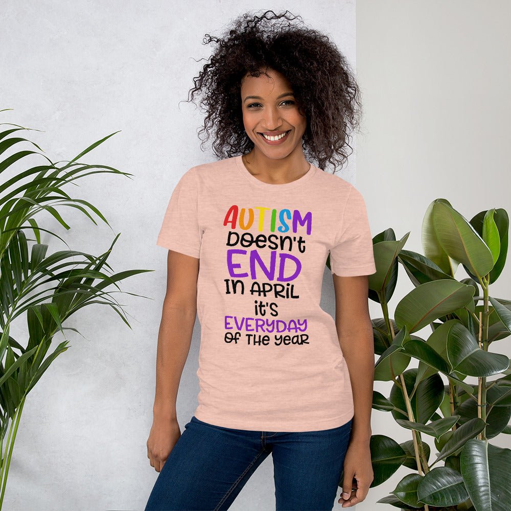 Autism Doesn't End In April Unisex Shirt - Beguiling Phenix Boutique
