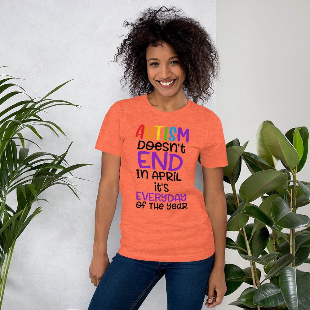 Autism Doesn't End In April Unisex Shirt - Beguiling Phenix Boutique