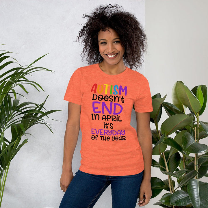 Autism Doesn't End In April Unisex Shirt - Beguiling Phenix Boutique