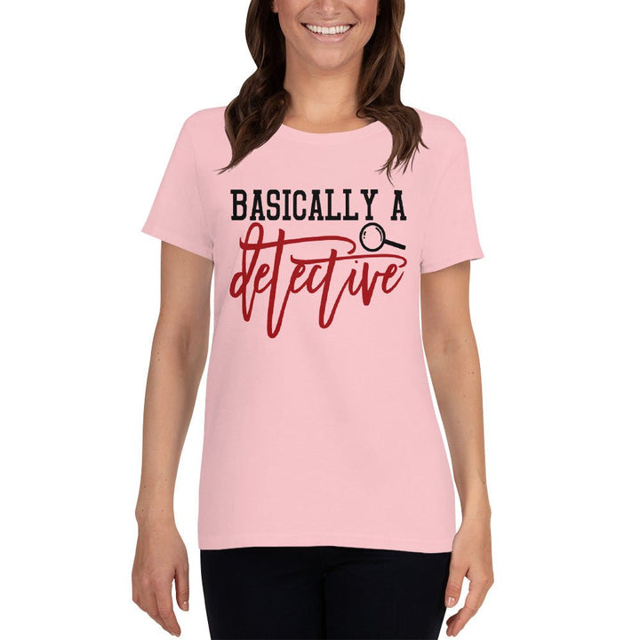 Basically A Detective Women's Shirt - Beguiling Phenix Boutique